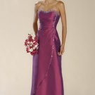 Free shipping Elegant Custom made Floor-lenght contrast color taffeta Evening dress 015
