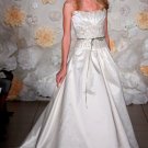 Exclusive  Ball Gown floor lenght satin  wedding dress WD830