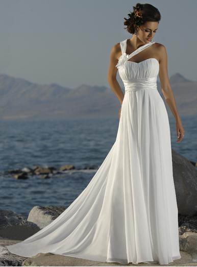 The Newest Beach Wedding Dress BWD0003