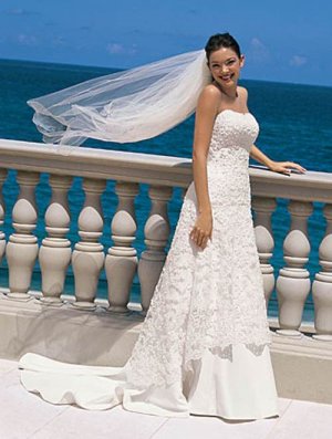 The Newest Beach Wedding Dress BWD0029