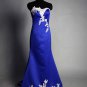 Satin Beads Embroidery Floor-lenght Beach Women's Wedding Dresses/Wedding Gown 11100