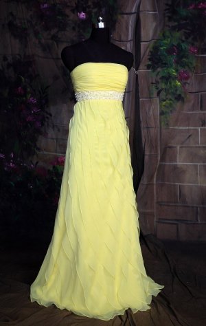 High-quality workmanship Top chiffon Beads Wedding Gown /Formal Dress 11123