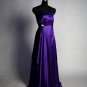 Formal Elastic Satin Spaghetti Strap Flat Floor-lenght party Dress/lady dress 11105
