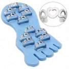 WHOLESALE LOT 12 OPEN HEART DESIGN TOE RINGS & PAD