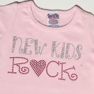 "New Kids Rock" Chidlren's rhinestud T-Shirts size 16