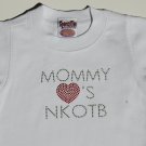 "Mommy ♥ NKOTB" rhinestuds 6 months