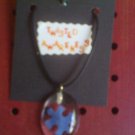 Blue Puzzlepiece Oval Bracelet