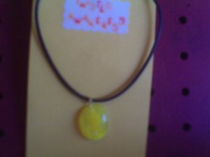Support Ribbon oval charm