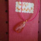 Pink ribbon charm