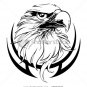 Tribal Eagle stencil