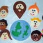 JESUS LOVES THE LITTLE CHILDREN FELT FLANNEL BOARD SET!