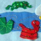 LITTLE WHITE DUCK FELT FLANNEL BOARD STORY SET+FREEBIES
