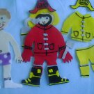 DRESS FIRE FIGHTER  FELT BOARD FLANNEL BOARD STORY SET!