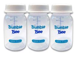 Bumble Bee: Breastmilk Storage Bottles - BPA Free