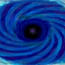 WHIRLPOOL PAINTING CAPTURES THE SILENT POWER OF THE OCEAN !!