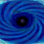 WHIRLPOOL PAINTING CAPTURES THE SILENT POWER OF THE OCEAN !!