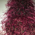 Maroon Eyelash Scarf