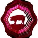 Pink Pig Wind Spinner 12 inch Plus FREE Bonus