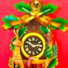 Vintage 8 Day SCHMECKENBECHER Golden Horn Hunter Cuckoo Clock #25