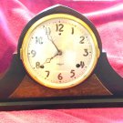 Gilbert Dual Hammer/Gong Mantle Clock Dark Mahogany Wood
