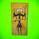 Navajo ‘Holy Man’ Sand Painted Quartz Clock**Free USA Shipping**
