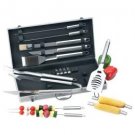 Chefmaster 19pc All Stainless Barbeque Set with Carry Case