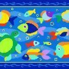Olive Kids Somethin' Fishy  Area Rug 19"x29"