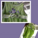 P.A. Kids _Size 9 months green check bubble