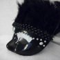 Face mask mardi gras masquerade Costume, Black feather pearl mask