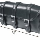 3 STRAPS MOTORCYCLE BIKER TOOLBAG GEAR FORK TOOL BAG Harley Davidson Suzuki Yamaha Honda Kawasaki