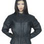Ladies Motorcycle Biker Racer Zipped sft Leather Jacket