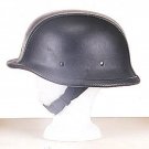 MOTORCYCLE BIKER GERMAN BLACK NOVELTY HELMET S to XXL l602