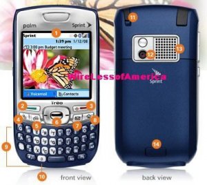 ONE sprint TREO 755 755p CELL PHONE REPAIR STOCK AS IS