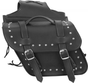 Motorcycle PVC Saddle Studs Bag Harley Suzuki Yamaha