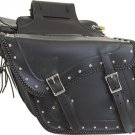 NEW Motorcycle Harley Cruiser Braided Studs Saddle Bags