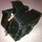 NEW Motorcycle Harley Cruiser Braided Studs Saddle Bags