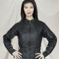 Ladies Naked Cowhide Jacket w/ Braid Z/O Lining