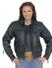 Ladies Motorcycle Jacket Z/O Lining w/ Airvents