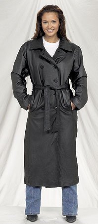 Ladies Long Coat w/ Z/O Lining