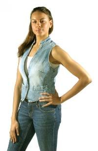 Ladies Denim Vest