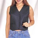 Ladies Vest Plain w/ Side Laces