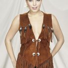 Ladies Western Vest w/ Fringe & Beads