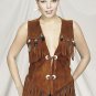 Ladies Western Vest w/ Fringe & Beads