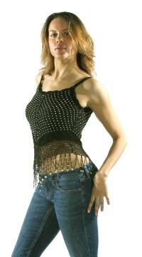 Ladies Halter Top w/ Studs