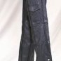 Braided Chaps Cowhide Leather Covered Zipper w/ Flap & Mesh Lining