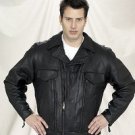MC Jacket w/ Airvents & Z/O Lining, Heavy Soft Leather, Lamb Feel