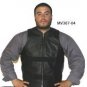 Mens Leather Bullet REPLICA Vest, Velcro Straps