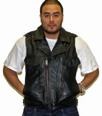 Mens Leather Vest