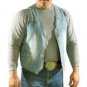 Mens Plain Denim Vest, 2 Front, 2 Inside Pockets