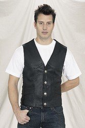 Mens Buffalo Nickle Vest w/ Side Laces